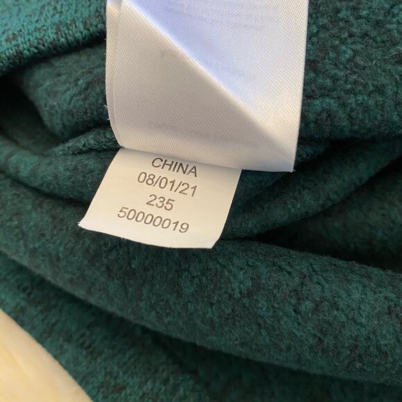 Eddie Bauer Men's Fleece Convector 1/2-Zip Pullover Knitted Sweater Green Small - Picture 7 of 11